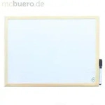 Franken Schreibtafel CC Wandbefestigung 30x40 cm wei&szlig;