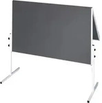 Franken Moderationstafel X-tra!Line, klappbar, Filz/Filz, Aluminiumrahmen,