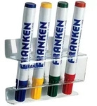 Franken Whiteboardmarker-Halter # Z1981 f&uuml;r 4 Boardmarker, Acryl