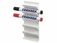 Franken Whiteboardmarker-Halter # Z1986 für 6 Boardmarker, weiß