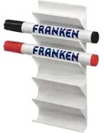 Franken Whiteboardmarker-Halter # Z1986 f&uuml;r 6 Boardmarker, wei&szlig;