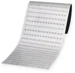 Franken Datumsstreifen DS1203A Wei&szlig; 19,1 x 69,5 cm