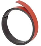 Franken M80201 Magnetband - 100 cm x 10 mm, rot