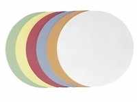 Franken Moderationskarten klein, rund, farbig sortiert, 250 Stück