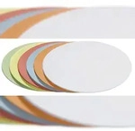 Franken Moderationskarten oval, 190 x 110 mm, farbig sortiert