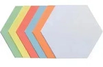 Franken Wabe Moderationskarten 19 x 16,5 cm Papier Farbig sortiert 300 St&uuml;ck