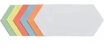 Franken Selbstklebend Moderationskarten 20,5 x 9,5 cm Papier Farbig sortiert 300
