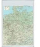 FRANKEN Deutschland Stra&szlig;enkarte, magnethaftend