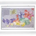 Franken Deutschland-Stra&szlig;enkarte