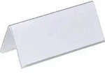 DURABLE Tischnamensschild 6,1 x 15 x 12,2 cm PVC (Polyvinylchlorid) Transparent 25