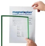 magnetoplan Magnetofix Sichtfenster grau DIN A3 5St