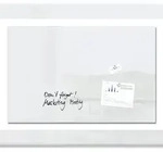 Sigel GL141 Glas-Whiteboard / gro&szlig;e Glasmagnettafel Artverum, 65x100 cm, super-wei&szlig;