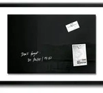 Sigel GL120 Glas-Magnettafel / Magnetboard Artverum, 40x60 cm, schwarz