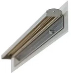 Franken Flipchartblockhalter FDKMAG 5,5x70cm magnetisch silber/grau