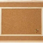 Franken CC-KT6080 Kork-Pinntafel - 80 x 60 cm, braun