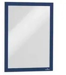 DURABLE DURAFRAME DIN A4 Inforahmen Selbstklebend, Magnetisch Blau Hartfolie 487207