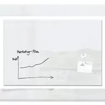 Sigel GL220 Glas-Whiteboard / gro&szlig;e Glasmagnettafel Artverum, 100x150 cm,