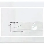 Sigel GL230 Glas-Whiteboard / gro&szlig;e Glasmagnettafel Artverum, 120x180 cm,
