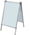 FRANKEN Plakatst&auml;nder Kundenstopper A1 mit Klapprahmentechnik, freistehend,