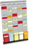 Franken T-Karten Planer Universalplaner 31,5x49cm 5 Tr&auml;ger grau