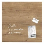 Sigel Glas-Magnetboard Artverum, Holz- Optik natural, inkl. starker Magnete,