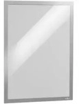 DURABLE DURAFRAME DIN A3 Inforahmen Selbstklebend, Magnetisch Silber Hartfolie 487323