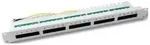 EFB-Elektronik Ecolan Patchfeld Cat 3 ISDN 19" 1HE 25 Port RJ45 8/4 hellgrau...