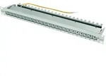 TELEG&Auml;RTNER 19" Patch Panel geschirmt,1HE, RAL 7035, MPP24-HS K Class EA 500 1HE,