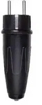 Merten Vollgu.SCHUKO-Stecker sw 123551