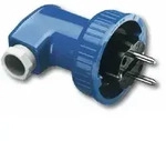 Busch-Jaeger DURO 2000 WD (IP 66) SCHUKO-Winkelstecker, Kunststoff, IP66,