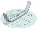 25 Stk. OBO Bettermann Federdeckel UV 70 FD 2003227