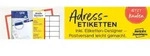 AVERY Zweckform Inkjet Adress-Etiketten, 45,7 x 21,2 mm
