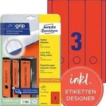 AVERY Zweckform ultragrip Ordneretiketten Haftend Breit L4752-20 DIN A4 6,1 x 29,7 cm