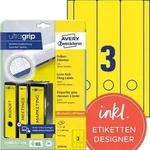 AVERY Zweckform ultragrip Ordneretiketten Haftend Breit L4755-20 DIN A4 6,1 x 29,7 cm