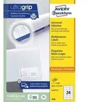 AVERY Zweckform Abziehhilfe QuickPEEL,ultragrip Universaletiketten 3658 Selbsthaftend