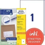 AVERY Zweckform ultragrip Universaletiketten 3418 Selbsthaftend DIN A4 Wei&szlig; 200 x