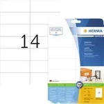 HERMA Etikett PREMIUM 5057 105x42,3mm wei&szlig; 350 St./Pack.