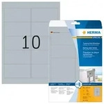 HERMA Typenschild-Etiketten 96 x 50,8 mm, 250 Etiketten, silber, extrem stark