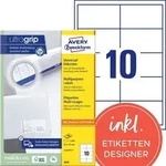 Avery Zweckform 3679 Universal-Etiketten, A4 mit ultragrip, Adressaufkleber, 97 x 55