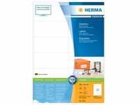 HERMA Etiketten PREMIUM A4, 105 x 48 mm, weiß, permanent haftend 2400 Stück