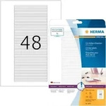 HERMA SPECIAL CD-Cover-Etiketten, 114,3 x 5,5 mm, wei&szlig;