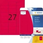 HERMA Etikett 5045 63,5x29,6mm neonrot 540 St./Pack.
