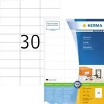 HERMA Etikett PREMIUM 4612 70x29,7mm wei&szlig; 6.000 St./Pack.