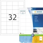 HERMA Etikett SuperPrint 8643 48,3x33,8mm wei&szlig; 320 St./Pack.