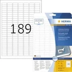 HERMA Haftetikett 10001 25,4x10mm wei&szlig; 4.725 St./Pack.