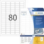 HERMA Haftetikett 10003 35,6x16,9mm wei&szlig; 2.000 St./Pack.