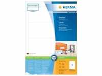 HERMA Universaletiketten, permanent, 96,5x67,7mm, 1600 Stück, weiß