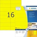 HERMA Etikett 4256 105x37mm A4 gelb 1.600 St./Pack.