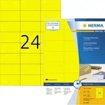 HERMA Etikett SuperPrint 4406 70x37mm gelb 2.400 St./Pack.