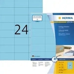HERMA Etikett SuperPrint 4408 70x37mm blau 2.400 St./Pack.